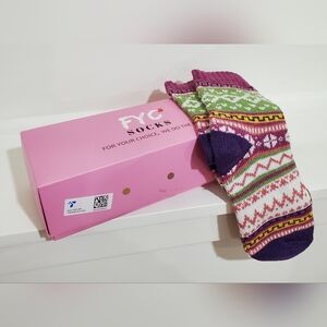 NIB FYC Socks 5 Pack Cozy Socks